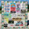 Life Is Short So I Run Long Quilt Blanket Ypm0  Quilt